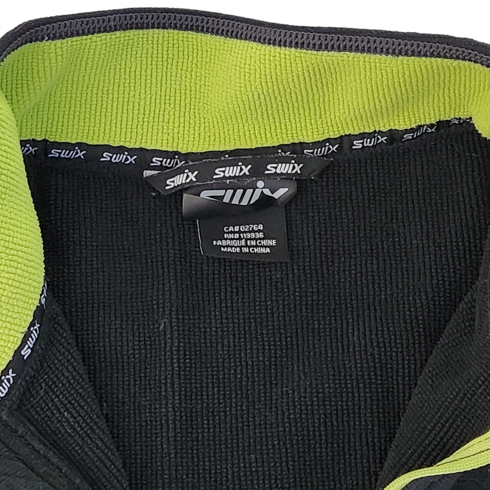 SWIX Black Half-Zip  mid layer men’s size s - Picture 5 of 12